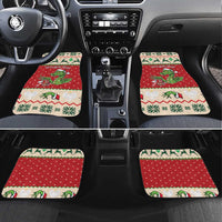 Poland Dinosaur Christmas Car Mats Polish Smok Wawelski Wesołych Swiat - Wonder Print Shop