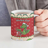 Poland Dinosaur Christmas Ceramic Mug Polish Smok Wawelski Wesołych Swiat - Wonder Print Shop