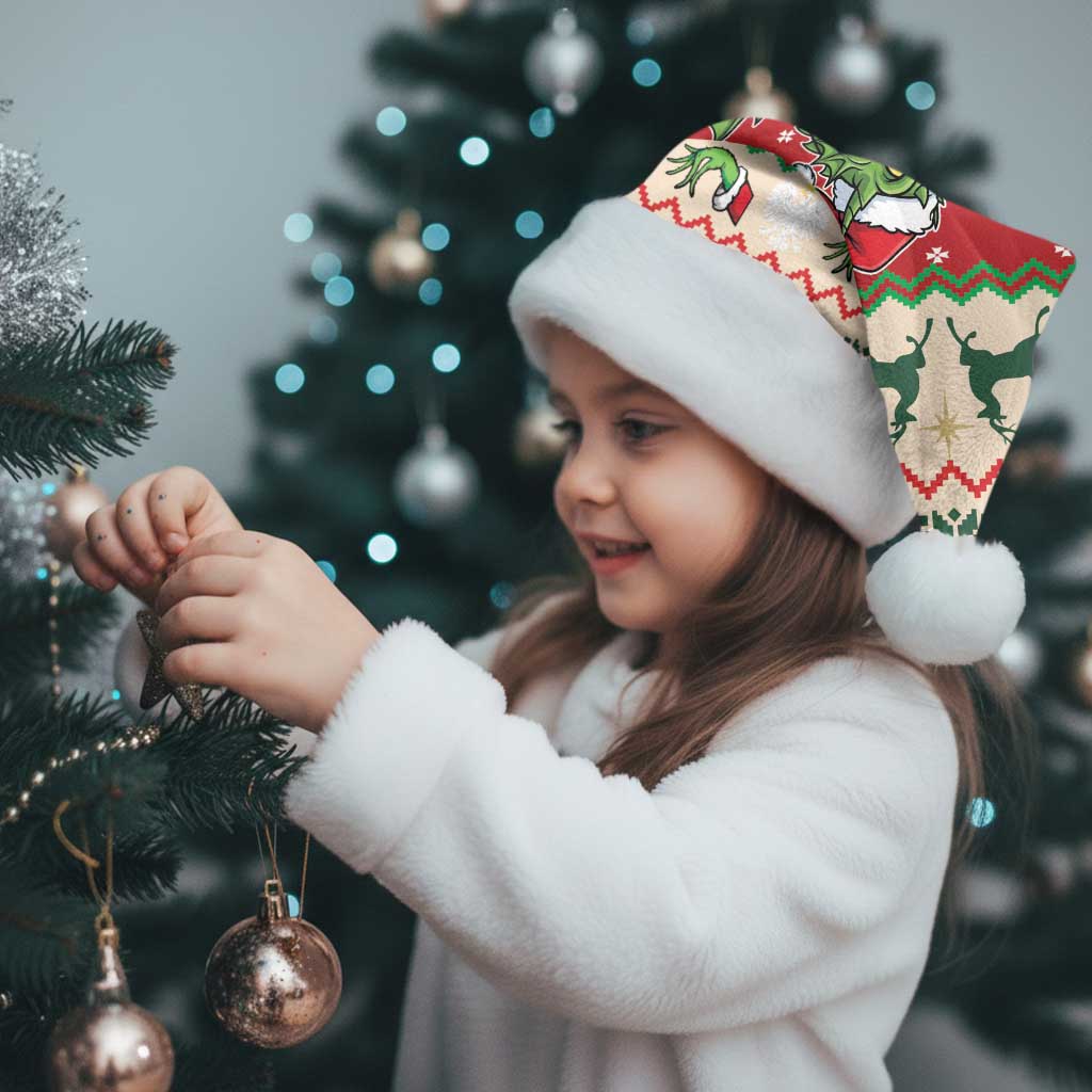 Poland Dinosaur Christmas Santa Hat Polish Smok Wawelski Wesołych Swiat - Wonder Print Shop