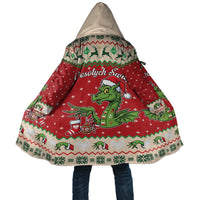 Poland Dinosaur Christmas Cloak Polish Smok Wawelski Wesołych Swiat - Wonder Print Shop