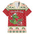 Poland Dinosaur Christmas Family Matching Mermaid Dress and Hawaiian Shirt Polish Smok Wawelski Wesołych Swiat - Wonder Print Shop