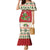 Poland Dinosaur Christmas Family Matching Mermaid Dress and Hawaiian Shirt Polish Smok Wawelski Wesołych Swiat - Wonder Print Shop