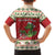 Poland Dinosaur Christmas Family Matching Off Shoulder Maxi Dress and Hawaiian Shirt Polish Smok Wawelski Wesołych Swiat - Wonder Print Shop