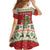 Poland Dinosaur Christmas Family Matching Off Shoulder Short Dress and Hawaiian Shirt Polish Smok Wawelski Wesołych Swiat - Wonder Print Shop