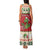 Poland Dinosaur Christmas Family Matching Tank Maxi Dress and Hawaiian Shirt Polish Smok Wawelski Wesołych Swiat - Wonder Print Shop