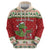 Poland Dinosaur Christmas Hoodie Polish Smok Wawelski Wesołych Swiat - Wonder Print Shop