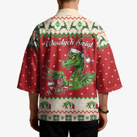 Poland Dinosaur Christmas Kimono Polish Smok Wawelski Wesołych Swiat - Wonder Print Shop