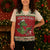 Poland Dinosaur Christmas Knitted V-Neck Vest Polish Smok Wawelski Wesołych Swiat - Wonder Print Shop