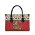 Poland Dinosaur Christmas Leather Bag Polish Smok Wawelski Wesołych Swiat - Wonder Print Shop