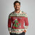 Poland Dinosaur Christmas Long Sleeve Polo Shirt Polish Smok Wawelski Wesołych Swiat - Wonder Print Shop