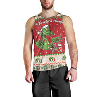Poland Dinosaur Christmas Men Tank Top Polish Smok Wawelski Wesołych Swiat - Wonder Print Shop