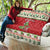 Poland Dinosaur Christmas Quilt Polish Smok Wawelski Wesołych Swiat - Wonder Print Shop