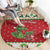 Poland Dinosaur Christmas Round Carpet Polish Smok Wawelski Wesołych Swiat - Wonder Print Shop