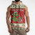 Poland Dinosaur Christmas Sleeveless Hoodie Polish Smok Wawelski Wesołych Swiat - Wonder Print Shop