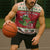 Poland Dinosaur Christmas Sleeveless Zip Hoodie Polish Smok Wawelski Wesołych Swiat - Wonder Print Shop