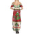 Poland Dinosaur Christmas Summer Maxi Dress Polish Smok Wawelski Wesołych Swiat - Wonder Print Shop