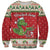 Poland Dinosaur Christmas Sweatshirt Polish Smok Wawelski Wesołych Swiat - Wonder Print Shop