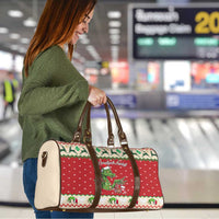 Poland Dinosaur Christmas Travel Bag Polish Smok Wawelski Wesołych Swiat - Wonder Print Shop