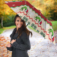 Poland Dinosaur Christmas Umbrella Polish Smok Wawelski Wesołych Swiat - Wonder Print Shop