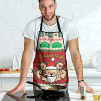 Poland Christmas Apron Pierogi Mascot Santa Claus Wesołych Swiat - Wonder Print Shop