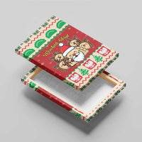 Poland Christmas Canvas Wall Art Pierogi Mascot Santa Claus Wesołych Swiat - Wonder Print Shop