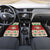 Poland Christmas Car Mats Pierogi Mascot Santa Claus Wesołych Swiat - Wonder Print Shop