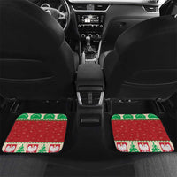Poland Christmas Car Mats Pierogi Mascot Santa Claus Wesołych Swiat - Wonder Print Shop