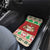 Poland Christmas Car Mats Pierogi Mascot Santa Claus Wesołych Swiat - Wonder Print Shop