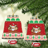 Poland Christmas Ceramic Ornament Pierogi Mascot Santa Claus Wesołych Swiat - Wonder Print Shop