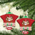 Poland Christmas Ceramic Ornament Pierogi Mascot Santa Claus Wesołych Swiat - Wonder Print Shop