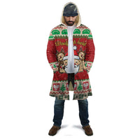 Poland Christmas Cloak Pierogi Mascot Santa Claus Wesołych Swiat - Wonder Print Shop