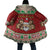 Poland Christmas Cloak Pierogi Mascot Santa Claus Wesołych Swiat - Wonder Print Shop
