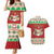 Poland Christmas Couples Matching Mermaid Dress and Hawaiian Shirt Pierogi Mascot Santa Claus Wesołych Swiat - Wonder Print Shop