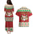 Poland Christmas Couples Matching Puletasi and Hawaiian Shirt Pierogi Mascot Santa Claus Wesołych Swiat - Wonder Print Shop