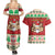 Poland Christmas Couples Matching Summer Maxi Dress and Hawaiian Shirt Pierogi Mascot Santa Claus Wesołych Swiat - Wonder Print Shop