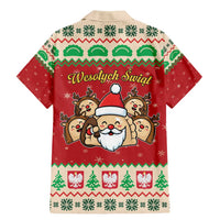 Poland Christmas Family Matching Mermaid Dress and Hawaiian Shirt Pierogi Mascot Santa Claus Wesołych Swiat - Wonder Print Shop