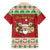 Poland Christmas Family Matching Mermaid Dress and Hawaiian Shirt Pierogi Mascot Santa Claus Wesołych Swiat - Wonder Print Shop
