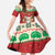 Poland Christmas Family Matching Off The Shoulder Long Sleeve Dress and Hawaiian Shirt Pierogi Mascot Santa Claus Wesołych Swiat - Wonder Print Shop