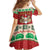 Poland Christmas Family Matching Off The Shoulder Long Sleeve Dress and Hawaiian Shirt Pierogi Mascot Santa Claus Wesołych Swiat - Wonder Print Shop