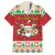 Poland Christmas Family Matching Off The Shoulder Long Sleeve Dress and Hawaiian Shirt Pierogi Mascot Santa Claus Wesołych Swiat - Wonder Print Shop