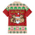 Poland Christmas Family Matching Off Shoulder Maxi Dress and Hawaiian Shirt Pierogi Mascot Santa Claus Wesołych Swiat - Wonder Print Shop