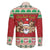 Poland Christmas Family Matching Off Shoulder Maxi Dress and Hawaiian Shirt Pierogi Mascot Santa Claus Wesołych Swiat - Wonder Print Shop