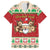 Poland Christmas Family Matching Off Shoulder Short Dress and Hawaiian Shirt Pierogi Mascot Santa Claus Wesołych Swiat - Wonder Print Shop