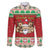 Poland Christmas Family Matching Off Shoulder Short Dress and Hawaiian Shirt Pierogi Mascot Santa Claus Wesołych Swiat - Wonder Print Shop