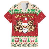 Poland Christmas Family Matching Puletasi and Hawaiian Shirt Pierogi Mascot Santa Claus Wesołych Swiat - Wonder Print Shop