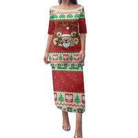 Poland Christmas Family Matching Puletasi and Hawaiian Shirt Pierogi Mascot Santa Claus Wesołych Swiat - Wonder Print Shop