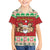 Poland Christmas Family Matching Short Sleeve Bodycon Dress and Hawaiian Shirt Pierogi Mascot Santa Claus Wesołych Swiat - Wonder Print Shop