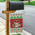 Poland Christmas Garden Flag Pierogi Mascot Santa Claus Wesołych Swiat - Wonder Print Shop