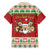 Poland Christmas Hawaiian Shirt Pierogi Mascot Santa Claus Wesołych Swiat - Wonder Print Shop