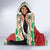 Poland Christmas Hooded Blanket Pierogi Mascot Santa Claus Wesołych Swiat - Wonder Print Shop